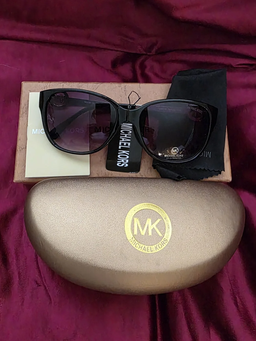 NEW- Michael Kors Women's Black Gradient Lens Sunglasses